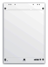 Flipoverpapier Oxford smart 650x980mm blanco 90 gram 20 vel