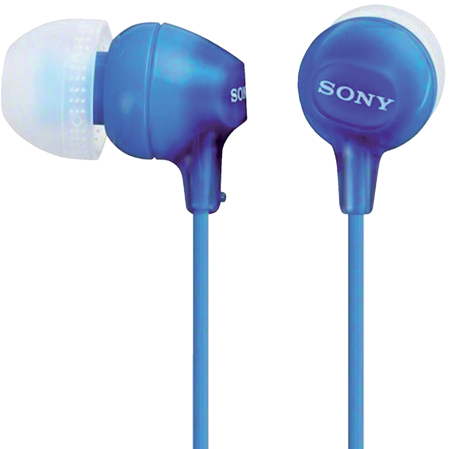 Oortelefoon Sony EX15LP basic blauw afbeelding
