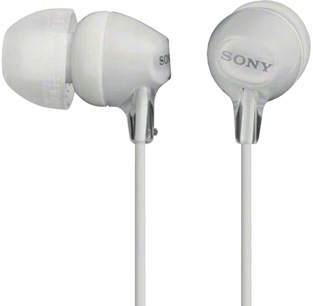 Oortelefoon Sony EX15LP basic wit afbeelding