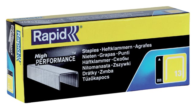 Nieten Rapid 13/8 gegalvaniseerd standaard 5000 stuks afbeelding