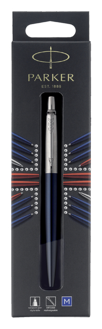 Balpen Parker Jotter Royal blue CT medium blister à 1 stuk afbeelding