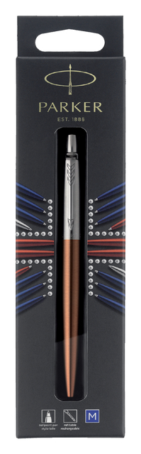 Balpen Parker Jotter Chelsea orange CT medium blister à 1 stuk afbeelding