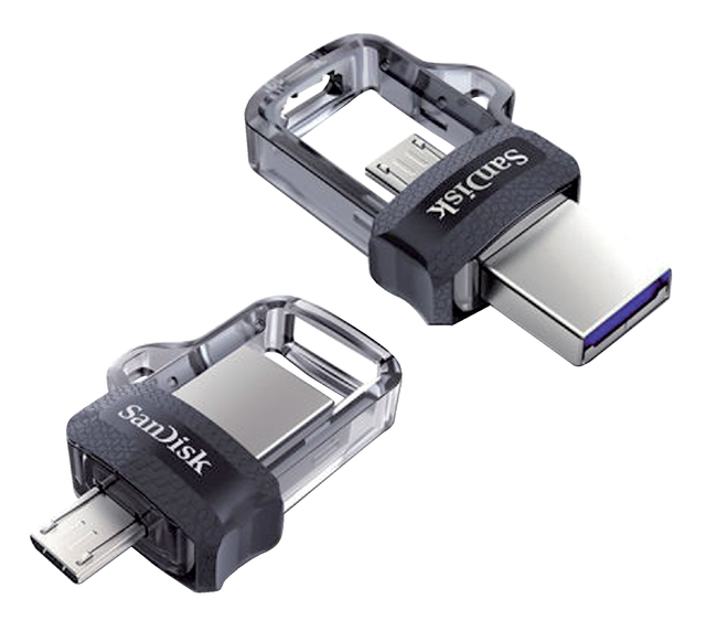USB-stick 3.0 Sandisk Dual Micro Ultra 128GB afbeelding