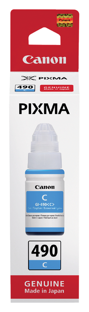 Navulinkt Canon GI-490 blauw