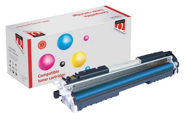 Tonercartridge Quantore alternatief tbv HP CE311A 126A blauw afbeelding