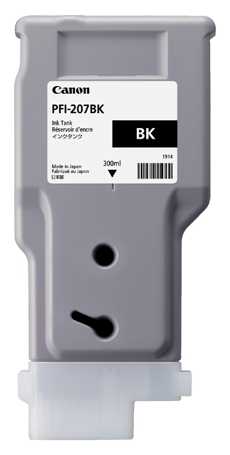 Inktcartridge Canon PFI-207 zwart afbeelding