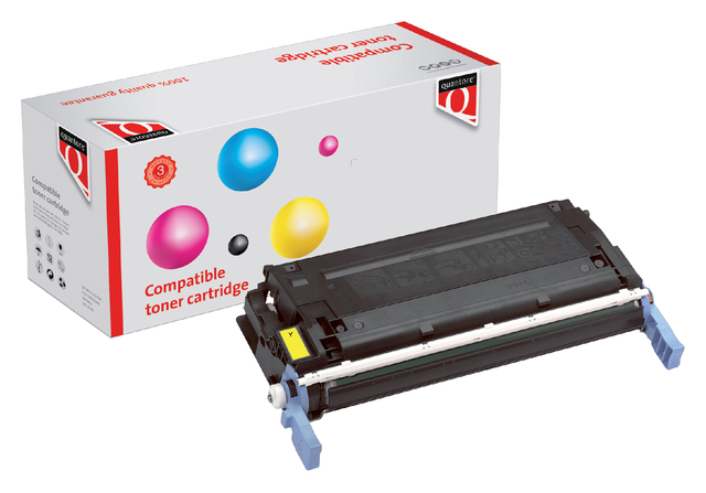 Tonercartridge Quantore alternatief tbv HP C9722A 641A geel afbeelding