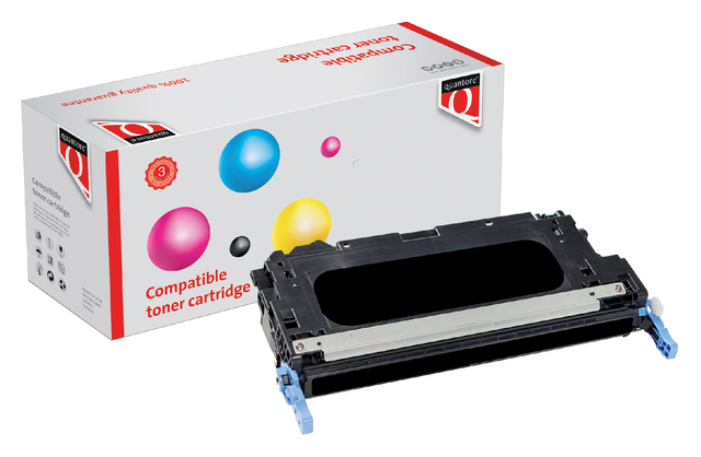 Tonercartridge Quantore alternatief tbv HP Q6470A 501A zwart afbeelding