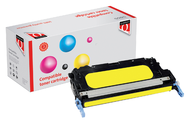 Tonercartridge Quantore alternatief tbv HP Q6472A 502A geel afbeelding