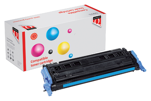 Tonercartridge Quantore alternatief tbv HP Q6001A 124A blauw afbeelding