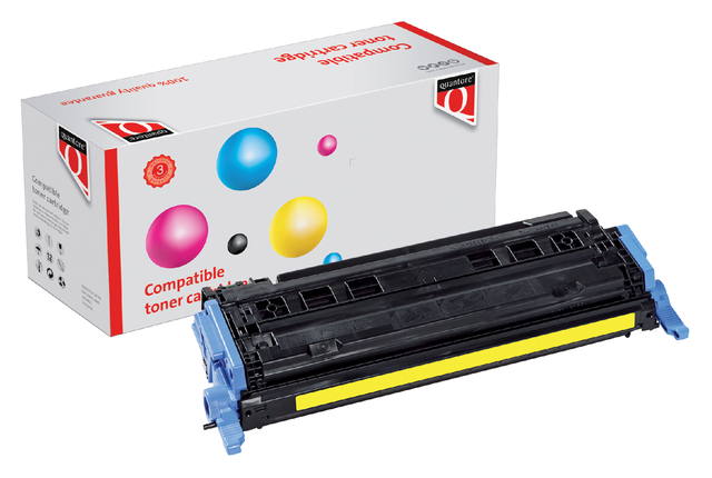 Tonercartridge Quantore alternatief tbv HP Q6002A 124A geel afbeelding