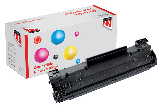 Tonercartridge Quantore alternatief tbv HP CB436A 36A zwart HC afbeelding