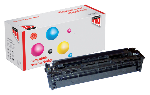 Tonercartridge Quantore alternatief tbv HP CB540A 125A zwart afbeelding