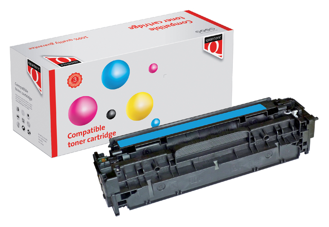 Tonercartridge Quantore alternatief tbv HP CE411A 305A blauw afbeelding
