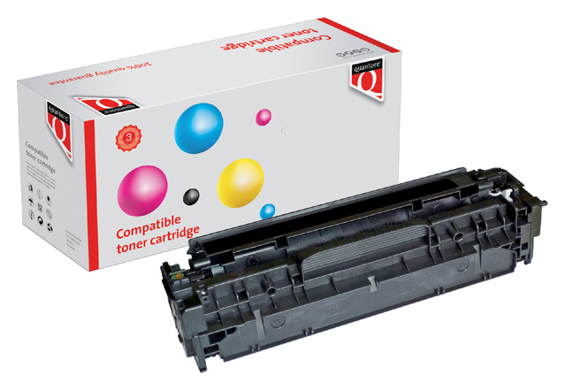 Tonercartridge Quantore alternatief tbv HP CC530A 304A zwart afbeelding