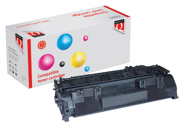 Tonercartridge Quantore alternatief tbv HP CE505A 05A zwart afbeelding