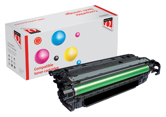 Tonercartridge Quantore alternatief tbv HP CE260A 647A zwart afbeelding