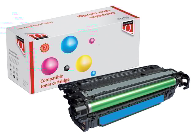 Tonercartridge Quantore alternatief tbv HP CE261A 648A blauw afbeelding