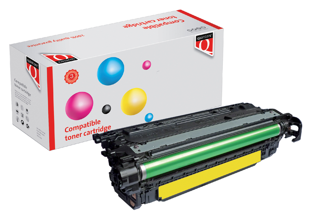 Tonercartridge Quantore alternatief tbv HP CE262A 648A geel afbeelding