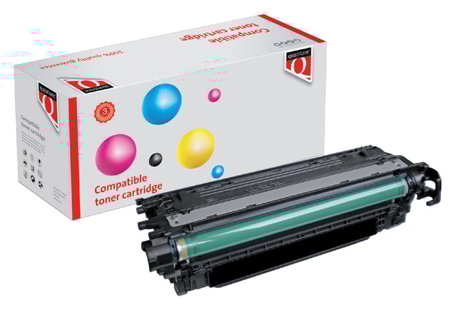Tonercartridge Quantore alternatief tbv HP CE250A 504A zwart afbeelding