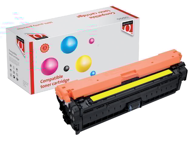 Tonercartridge Quantore alternatief tbv HP CE272A 650A geel afbeelding