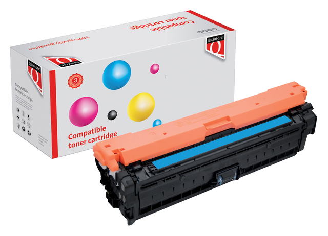 Tonercartridge Quantore alternatief tbv HP CE741A 307A blauw afbeelding