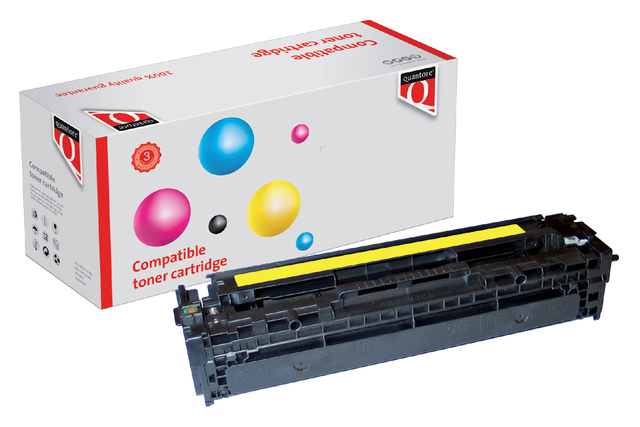 Tonercartridge Quantore alternatief tbv HP CF212A 131A geel afbeelding