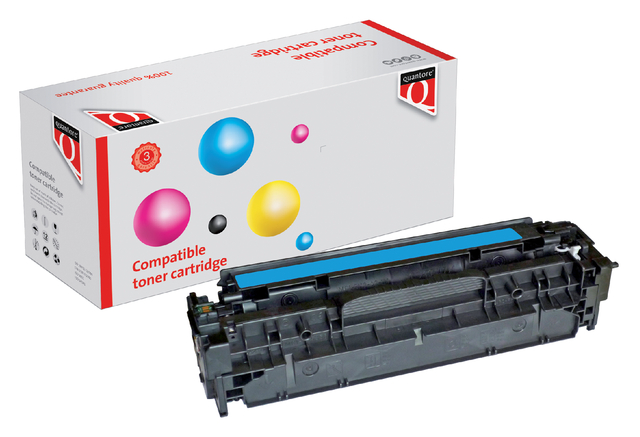Tonercartridge Quantore alternatief tbv HP CF381A 312A blauw afbeelding