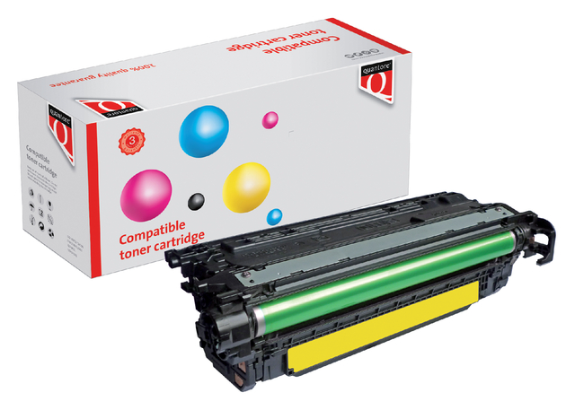 Tonercartridge Quantore alternatief tbv HP CF322A 653A geel afbeelding