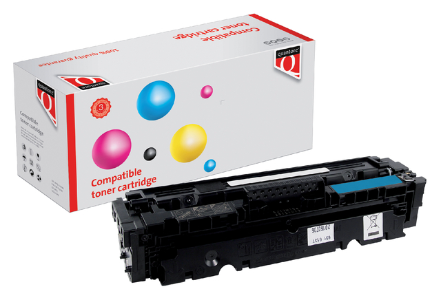 Tonercartridge Quantore alternatief tbv HP CF411X 410X blauw afbeelding