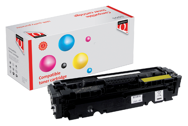 Tonercartridge Quantore alternatief tbv HP CF412X 410X geel afbeelding