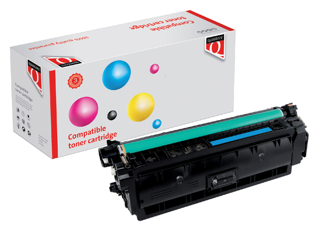 Tonercartridge Quantore alternatief tbv HP CF361A 508A blauw afbeelding