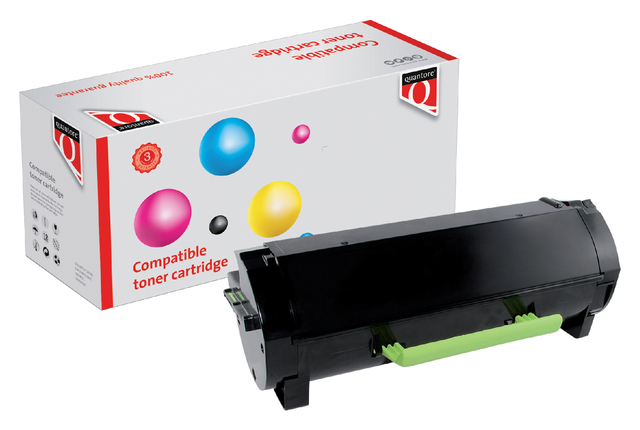 Tonercartridge Quantore alternatief tbv Lexmark 50F0HA0 zwart afbeelding