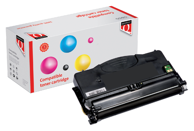 Tonercartridge Quantore alternatief tbv Lexmark 12016SE zwart afbeelding