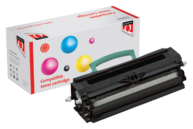 Tonercartridge Quantore alternatief tbv Lexmark E250A11E zwart afbeelding