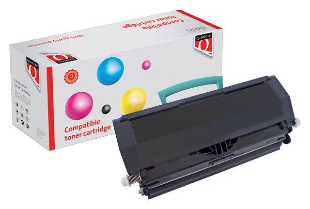 Tonercartridge Quantore alternatief tbv Lexmark E260A11E zwart afbeelding
