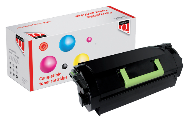 Tonercartridge Quantore alternatief tbv Lexmark 52D2000 zwart afbeelding
