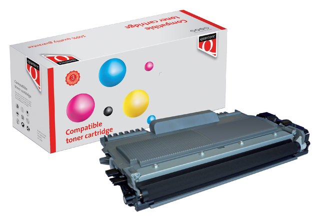 Toner Quantore alternatief tbv Brother TN-2210BK TN-2010BK zwart afbeelding