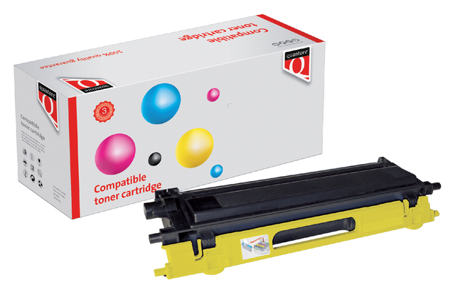 Tonercartridge Quantore alternatief tbv Brother TN-135 geel afbeelding