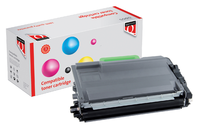 Toner Quantore alternatief tbv Brother TN-3480BK zwart afbeelding