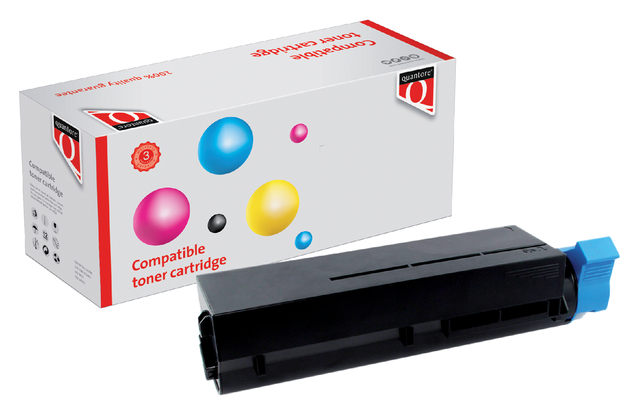 Toner Quantore alternatief tbv Oki 44574702 zwart afbeelding