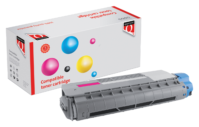 Toner Quantore alternatief tbv Oki 44315306 rood afbeelding