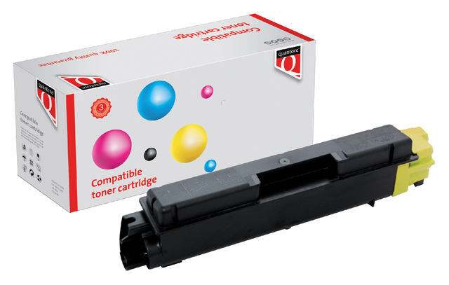Toner Quantore alternatief tbv Kyocera TK-590Y geel afbeelding