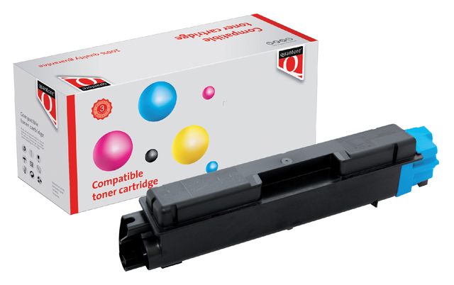 Toner Quantore alternatief tbv Kyocera TK-580C blauw afbeelding
