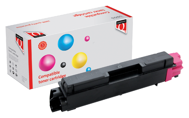Toner Quantore alternatief tbv Kyocera TK-580M rood afbeelding