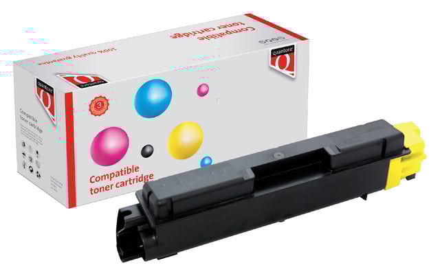 Toner Quantore alternatief tbv Kyocera TK-580Y geel afbeelding