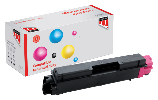 Toner Quantore alternatief tbv Kyocera TK-5140M rood afbeelding