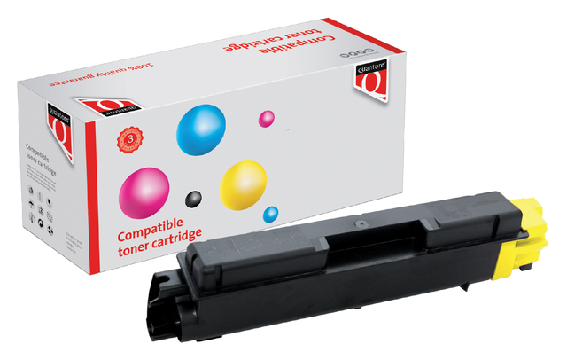Toner Quantore alternatief tbv Kyocera TK-5140Y geel afbeelding