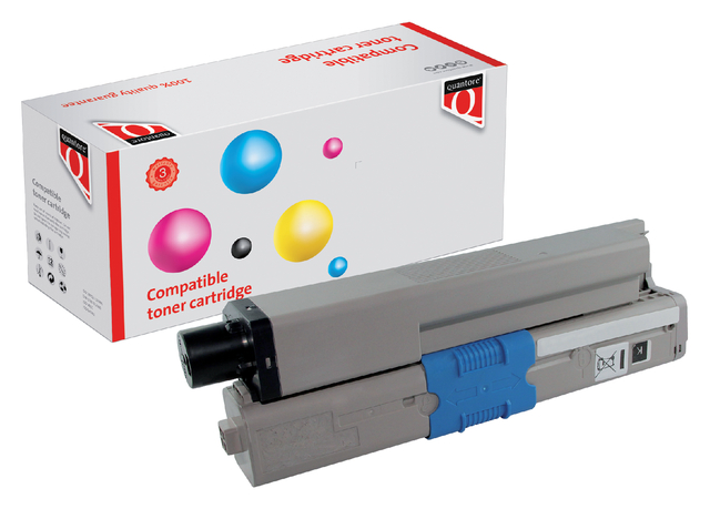 Toner Quantore alternatief tbv Oki 44469803 zwart afbeelding