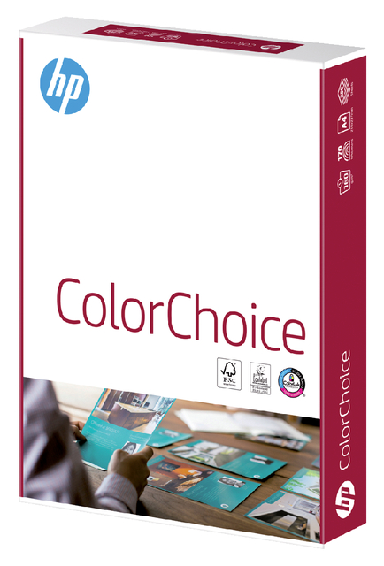 Kleurenlaserpapier HP Color Choice A4 160gr wit 250vel afbeelding